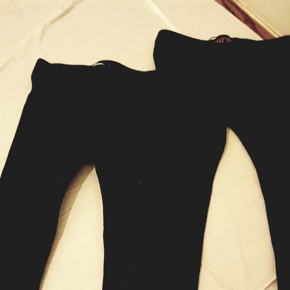 Denim leggings